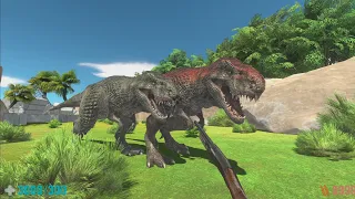 Survive in the Grasslands with Dinosaurs FPS PERSPECTIVE - Animal Revolt Battle Simulator