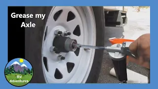 Dexter E-Z Lube Axle - How to Grease Casita Travel Trailer Wheel Bearings by RV Adventures