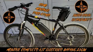 BICICLETA ELECTRICA CASERA | Montar un Kit de Motor Electrico Bafang en tu Bici   / GINESSOT