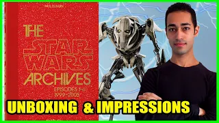 Star Wars Archives Episodes I - III Book Unboxing & Impressions - The Prequel Book!