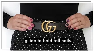 FALL COLLECTION GIVEAWAY!!! + your guide to bold fall nails.