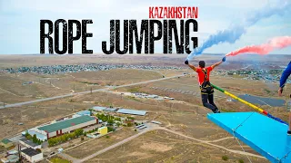 Rope Jumping 180 m. Kazakhstan, Almaty 2019 | Прыжки с веревкой 180 метров. Казахстан, Алматы.