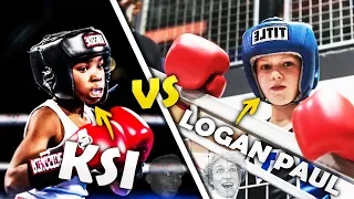 Mini KSI vs Mini Logan Paul (BOXING MATCH)