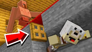 47 Manières de VOLER le Villageois Fou sur Minecraft !