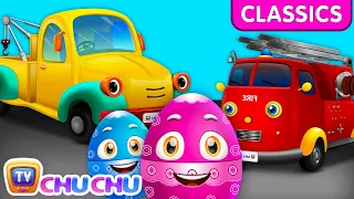 ChuChu TV Classics – Learn Utility Vehicles – Part 1 | Fire Engine, Ambulance & More | Surprise Eggs