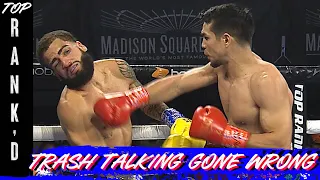 WHEN KEEPING IT REAL GOES WRONG | 5 Times Trash Talkers Get Knocked Out | TOP RANK'd