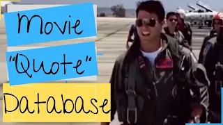 "I Feel The Need, The Need For Speed" | Top Gun | Tom Cruise | Movie Quote Line Database