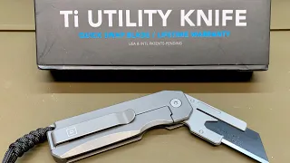 Ti Utility Knife Unboxing! (Big Idea Design)