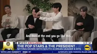 Full HD EngSub BTS and President Moon- Jae abc Good Morning America Interview