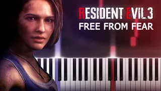 Resident Evil 3 Nemesis-Free From Fear (Save Theme) | Piano