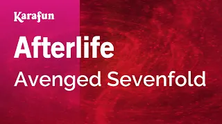 Afterlife - Avenged Sevenfold | Karaoke Version | KaraFun