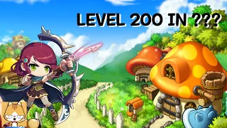 🔴Level 200 in ??? Minutes | Bowmaster Powerleveling | MapleStory | Live | MapleStoryM Code Giveaway!