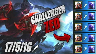 THE ONLY EUW CHALLENGER ZED | Rank 1 BZ