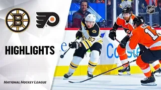 NHL Highlights | Bruins @ Flyers 1/13/20
