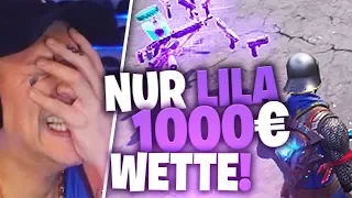 Only lila items Challenge | 1000€ Wette | Fortnite | Spontanablack