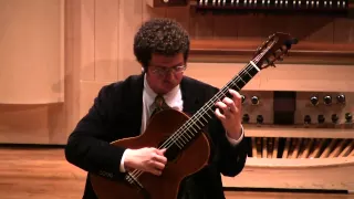 Johannes Linnan, Guitar, performing Variations on a Theme of Handel by Mauro Giuliani