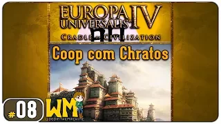 Europa Universalis 4 Ming Multiplayer #08 - Coop com Chratos - Gameplay PT BR