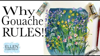 Why Gouache Rules as one of the best paints to try!