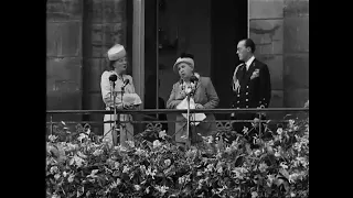 Troonsafstand koningin Wilhelmina (1948)