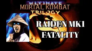 Ultimate Mortal Kombat Trilogy Raiden MK1 Fatality