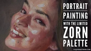 Portrait Painting with the limited Zorn Palette | Time Lapse | LIQUIDMETHOD | Color & Mixing Process