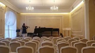 Александра Паздерина - Кюхлер, ученический концерт, 2 класс ДМШ Ляховицкой, г.Санкт-Петербург