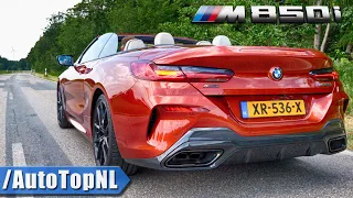 BMW M850i Convertible EXHAUST SOUND Revs & ONBOARD by AutoTopNL