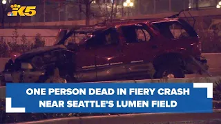 BREAKING: Fiery crash in Seattle