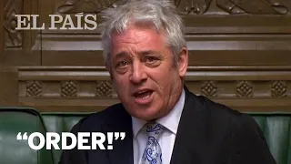 Los MEJORES MOMENTOS de John Bercow, 'SPEAKER' de Reino Unido | Internacional