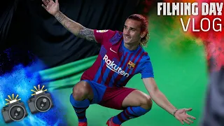 FIRST 2021/22 FILMING WITH THE WHOLE SQUAD! | FC Barcelona VLOG