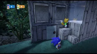 Sonic and Tails escaping from Jeff the Killer and TheChicken Man. LBP3 PS4