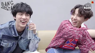 [ENG] 181211 [BANGTAN BOMB] Jin & j-hope Play with Earrings - BTS (방탄소년단)