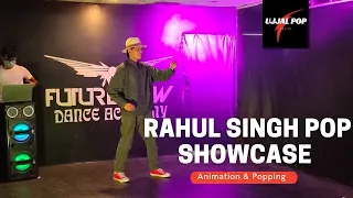 Rahul Singh Pop Showcase - ROBOT music | Freestyle Animation & Popping | Future Dance Competition