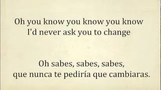 Just the way you are Letra y Traducción