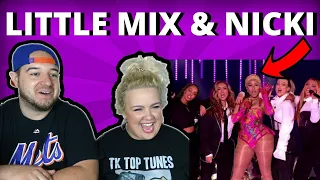 Little Mix & Nicki Minaj Good Form / Woman Like Me | EMA 2018 | COUPLE REACTION VIDEO