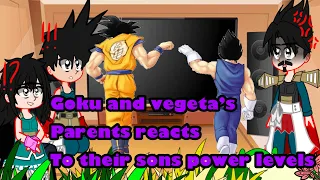 Goku and vegeta’s parents reacts to goku and vegeta’s power levels//Christmas special//