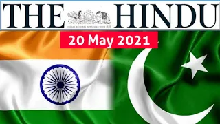 20 May 2021 | The Hindu Newspaper Analysis | Current Affairs 2021 #UPSC #IAS Editorial Analysis