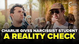 Charlie Kirk Vs. NARCISSIST COLLEGE STUDENT _FULL CLIP_