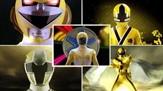 Top 10 Yellow Ranger Morph Sequences | Ninja Steel | Power Rangers Official