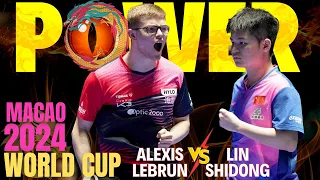 Dominance in Power! ALEXIS LEBRUN VS LIN SHIDONG in World Cup Macao 2024 | PPTV Analysis and Review