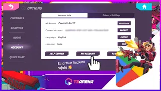 T3 Arena - How To Link Your T3 Arena Account To Google & Facebook