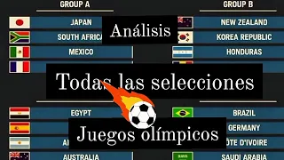 Análisis todas las selecciones de los juegos olímpicos//TOKIO 2021