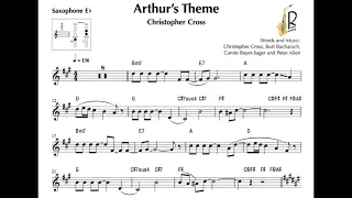 Arthur's theme Eb Alto sax