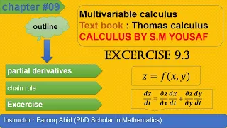 The Multivariable Chain Rule|| Derivatives of Compositions||chain rule||