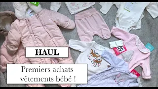 HAUL bébé : Premiers achats vêtements pour Bébé !
