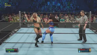 CCW SmackDown Match 3: Womens MITB Qualifier Charlotte Flair Vs Skye Blue