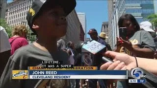 Generations of Cavs fans celebrate at the championship parade
