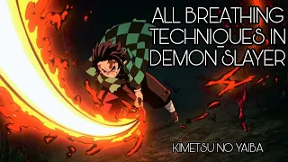 All Breathing Techniques in Demon Slayer