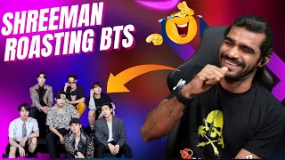 Shreeman Legend Roasting BTS 😂 #shreemanlegend #bts #shreemaanfamily #btsarmy