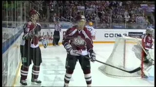 Atlant @ Dinamo Riga 09/23/2014 Highlights / Динамо Рига - Атлант 4:2